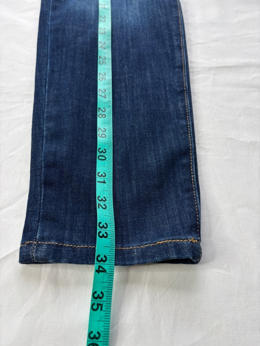 💙 Banana Republic High Rise Jeans Womens 30 Skinny Short NWT Dark Wash Denim 💙 - Picture 10 of 13